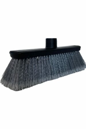 Balai plastique - Fibre vinyle - Noir - 29 cm