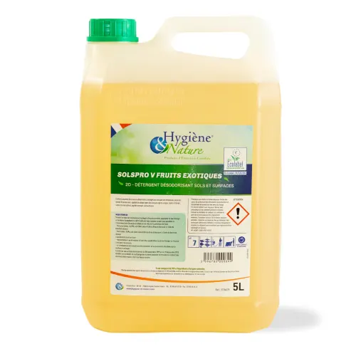 Détergent professionnel sol - PH neutre - Bidon de 5 L