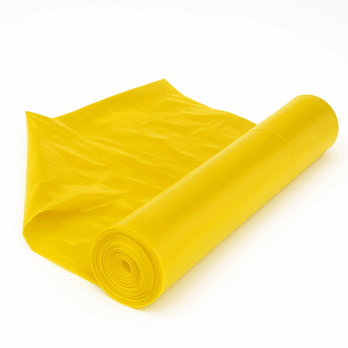 Sac poubelle 130 L - Jaune - BD - Colis de 100