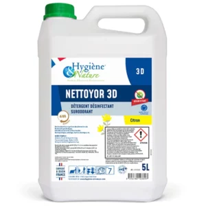Détergent Surodorant Sol 3D - Parfum Citron - Bidon de 5L