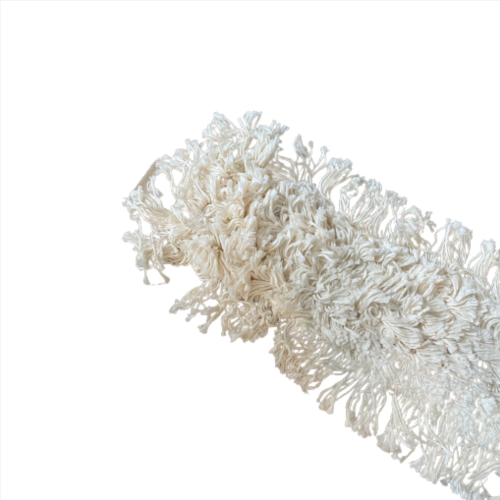 Thomas 1581 Franges Pour Balai Ciseaux - Coton, 2x0.80m, 1 Paire, Boutons Laiton