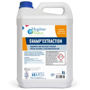 Shampoing injection extraction pour tapis 5l