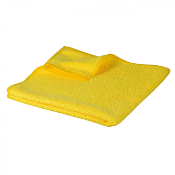 1 paquet de 10 Lavette Microfibre Jaune - 38x38 cm