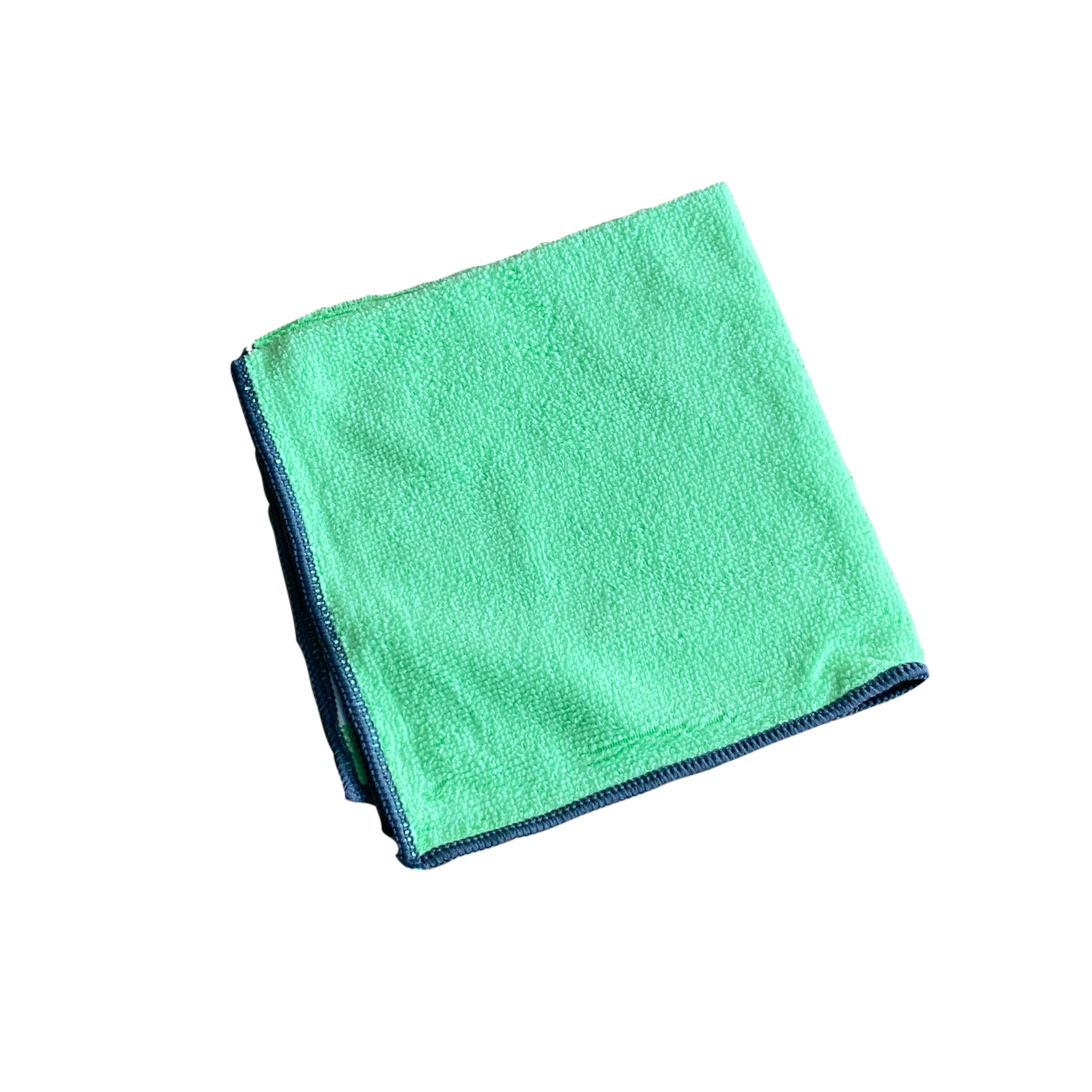 Lavette microfibre verte pour sanitaires et salle de bains