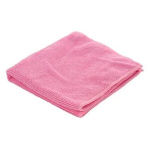 1 paquet de 10 Lavette Microfibre Rose - 38x38 cm