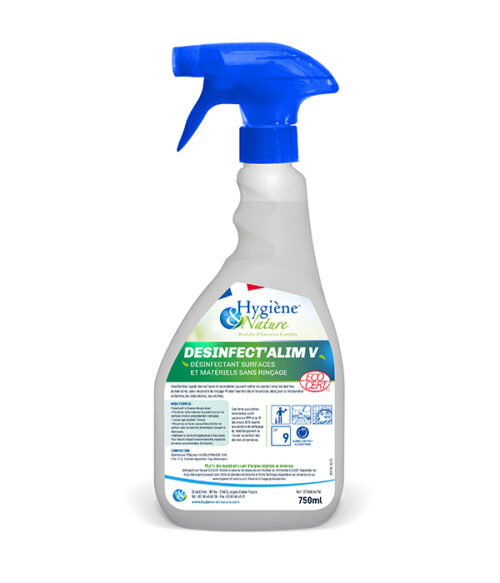 Désinfectant Virucide multisurface - HYGIENE & NATURE - 750 ml