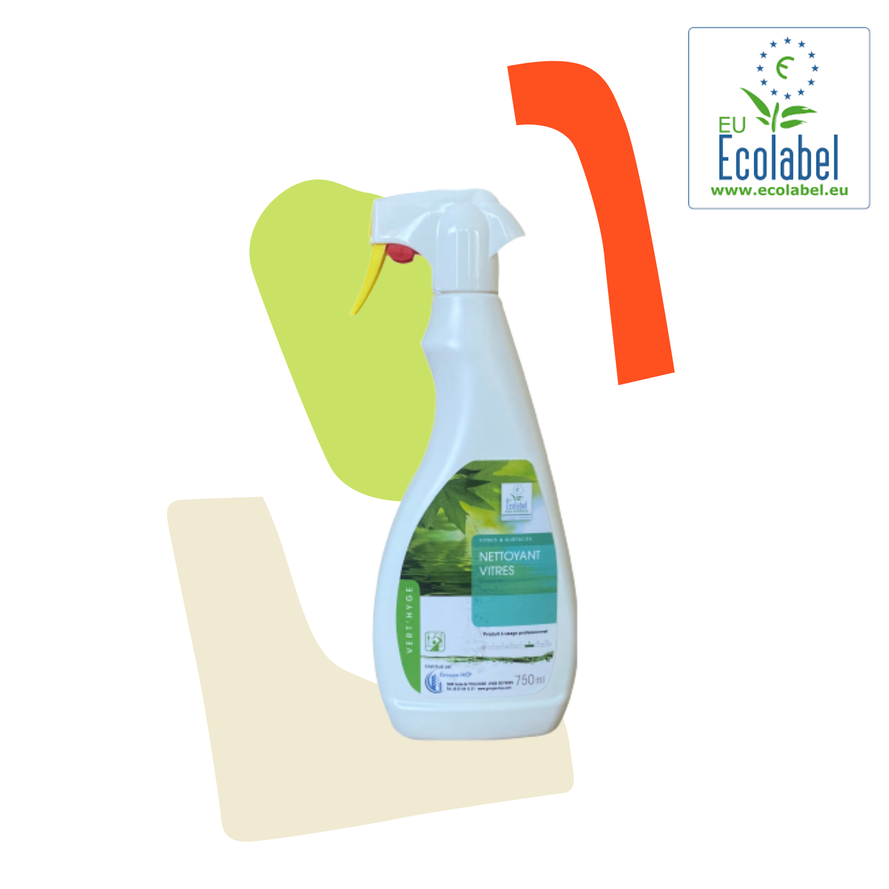 Nettoyant Vitres - Ecolabel - 750 ml - Groupe HCP