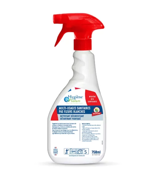 Multiusage sanitaire fleur blanche - Ecolabel - 750 ml