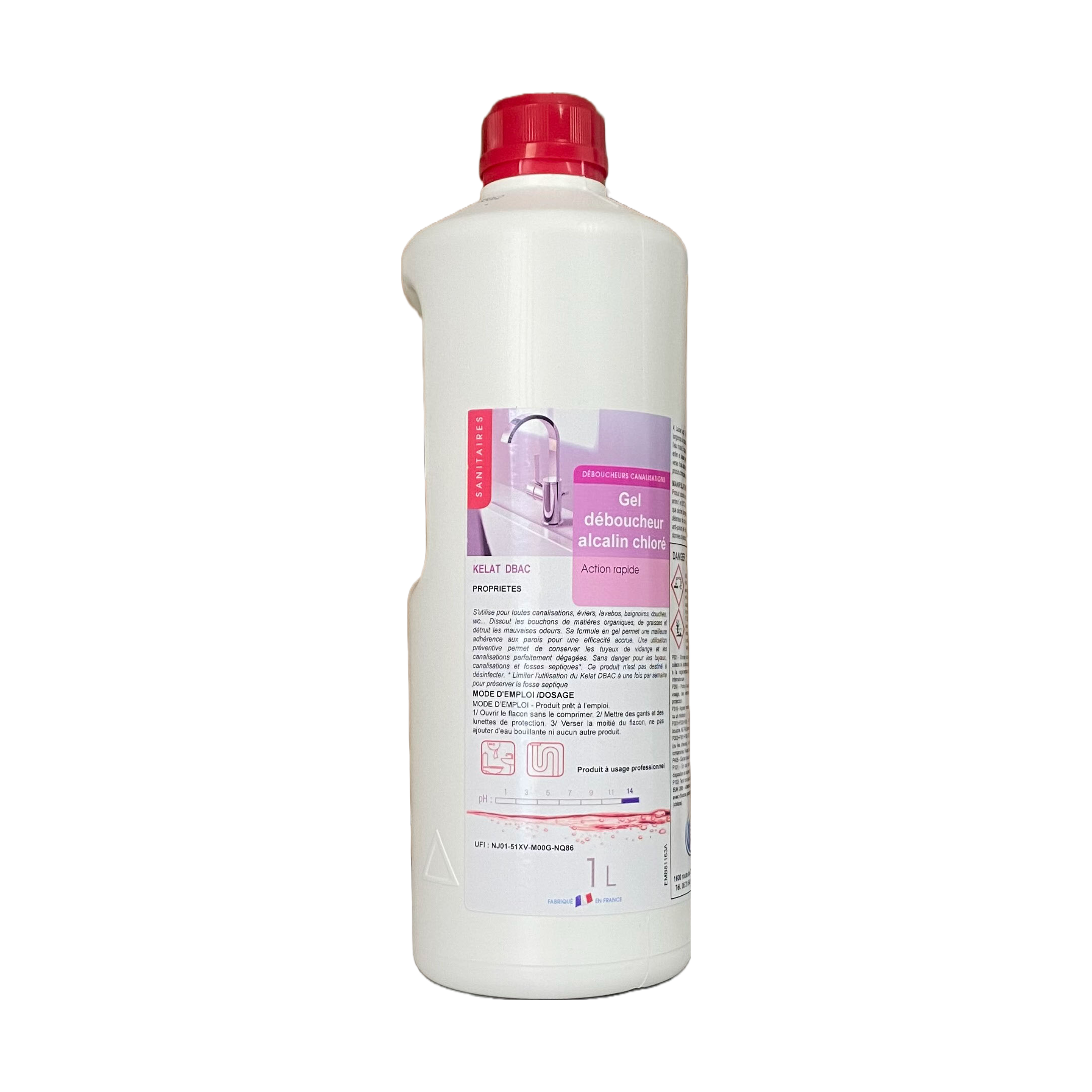 bio-chem - Déboucheur canalisation - 3X 1L - formule express extrêmement  efficace contre les bouchons et les cheveux - pour douche, bain, fosse  septique, lavabo, cuisine, siphon : : Epicerie