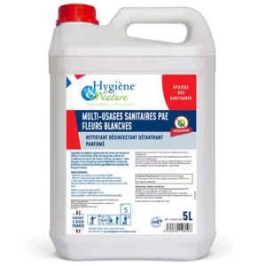 Multiusage sanitaire fleur blanche - Ecolabel - 5L