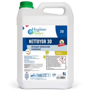 Détergent Surodorant Sol 3D - Parfum Oriental - Bidon de 5L